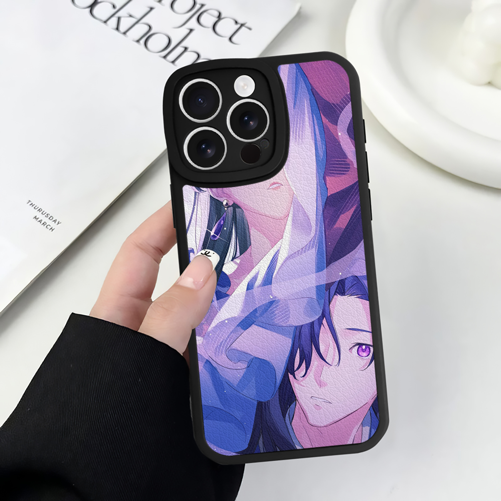 薬屋のひとりごと The Apothecary Diaries 【iPhone 16シリーズ対応】シリコンスマホケース（レザー調） 材質：シリコン